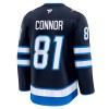 Miesten NHL Winnipeg Jets Pelipaita Fanatics Premium Kyle Connor Koti 2024-25 Navy